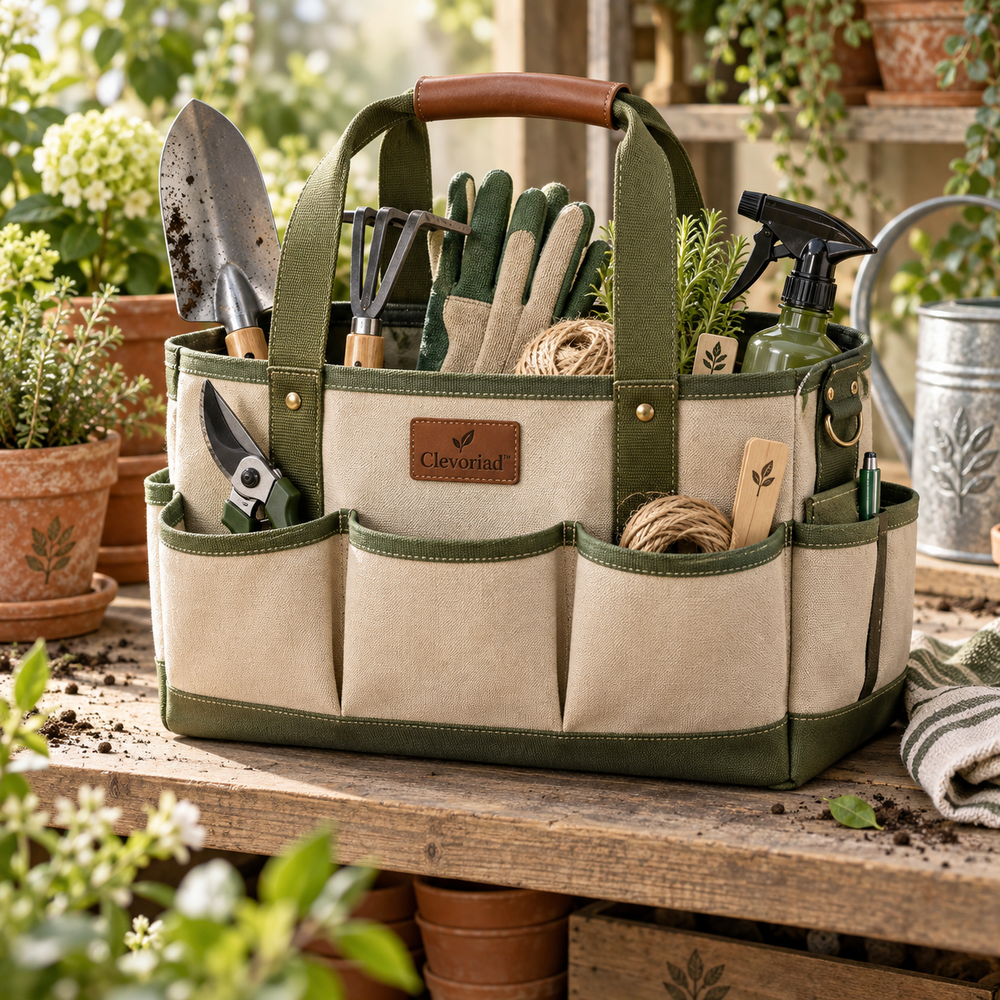 Clevoriad™ HarvestCarry Garden Tool Tote