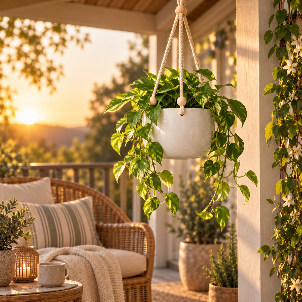 Clevoriad™ WillowDrop Hanging Planter